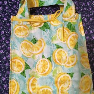 Lemon Print Book Sleeve